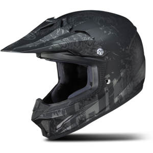 Casque Cross Enfant HJC CL-XY II Creeper MC5SF Gris -