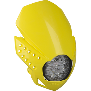 Plaque de Phare Acerbis LED Fulmine Jaune - Jaune