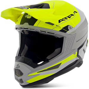 Casque Cross 6D ATR-1 Pace Jaune-Gris -