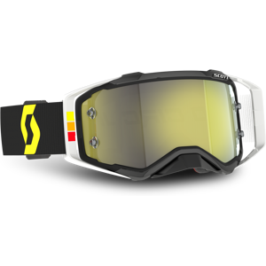 Masque Cross Scott Prospect Pro Circuit Noir-Blanc -Jaune Chrome Works -