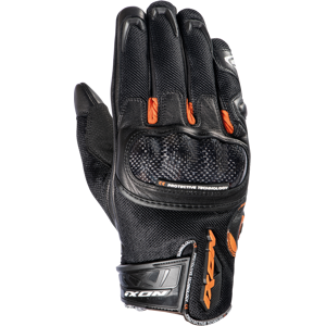 Gants Moto Ixon RS Rise Air Noir Orange 