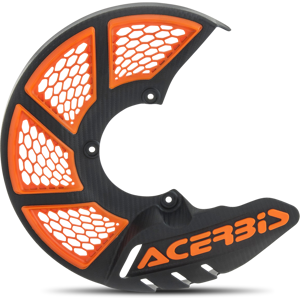 Protection Disque de Frein Avant Acerbis X-Brake 2.0 - Noir/Orange