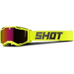 Shot Race Gear Masque Cross Shot Iris 2.0 Solid Neon-Jaune -