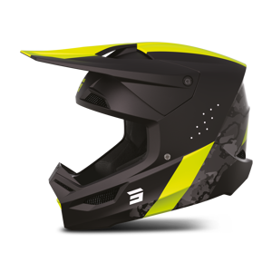 Shot Race Gear Casque Cross Shot Race Mips Camo Mips Jaune Fluo -