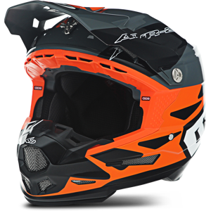 6D Casque Cross 6D ATR-2 Merge Orange-Gris-Noir -