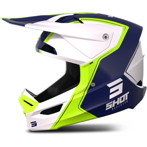 Shot Race Gear Casque Cross Shot Furious Reflex Bleu -