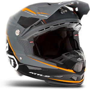 6D Casque Cross 6D ATR-2 Alpha Néon-Orange -