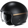 Casque Jet HJC V30 Equinox MC9SF Noir-Marron -