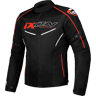 Blouson Moto Ixon FLICKER Noir-Blanc-Rouge -