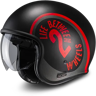 Casque Jet HJC V30Harvey Noir-Rouge -