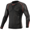 Maillot Technique Alpinestars Ride Tech V2 Summer Noir-Rouge -