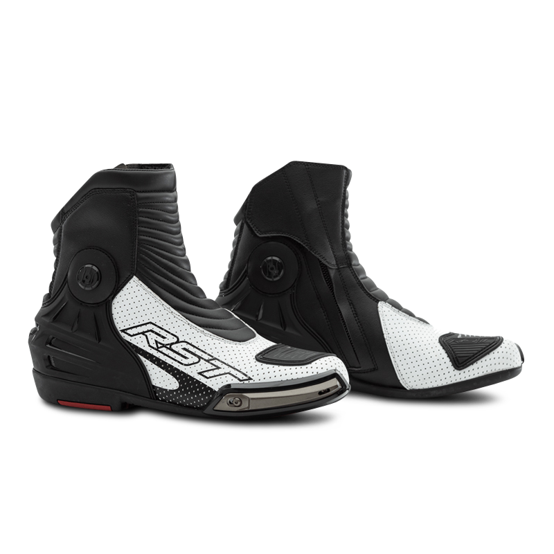 Bottes Moto RST Tractech Evo 3 Basses Blanc-Noir -