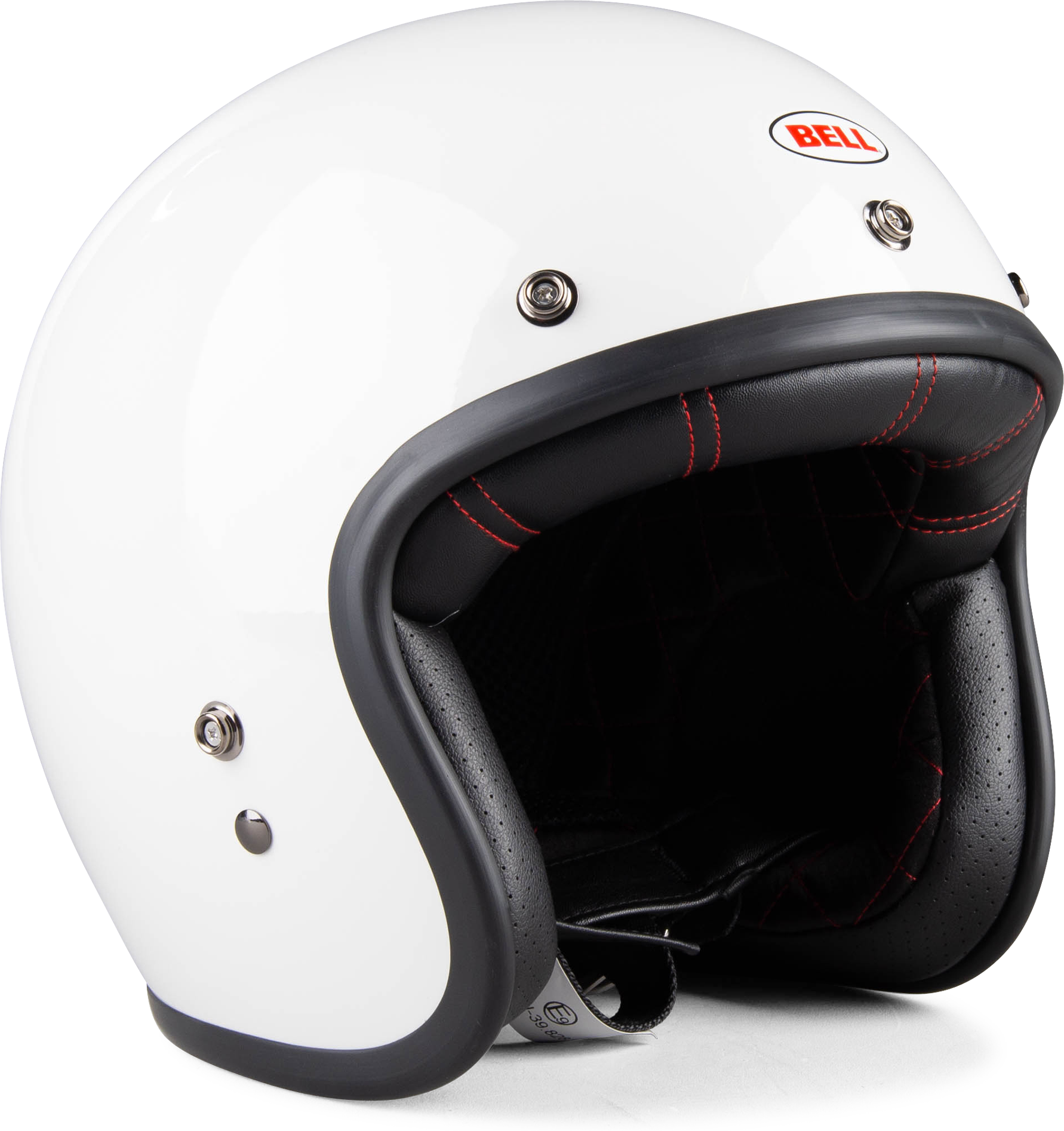 Casque Jet BELL Custom 500 Vintage Blanc -