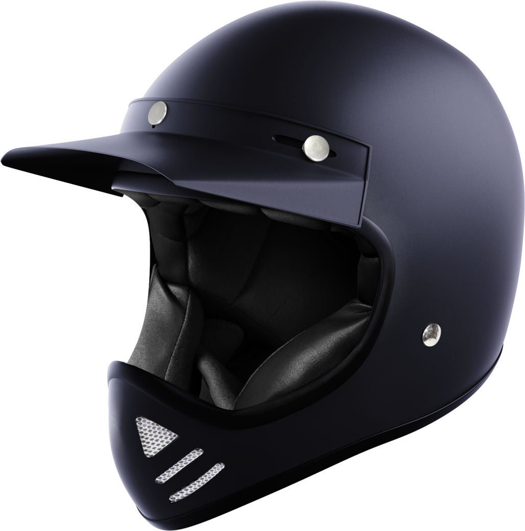 Casque Intégral Stormer Crossroad Noir Mat -