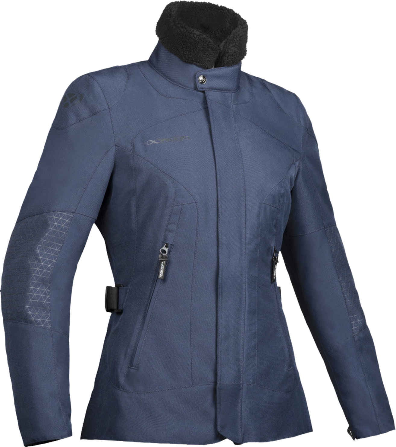 Blouson Moto Femme Ixon Bloom Bleu -