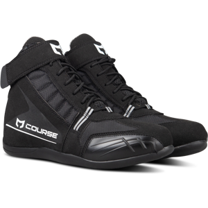 Chaussures Moto Course Shorty V3Noir-Blanc -