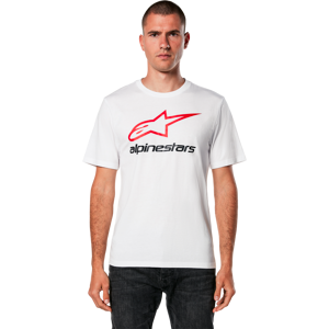 Alpinestars T-Shirt Alpinestars Always 2.0 CSF Blanc-Rouge-Noir -