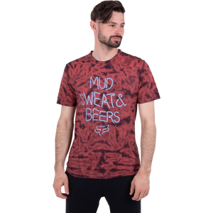 FOX T-Shirt FOX Racing Down N' Dirty Noir-Rouge -