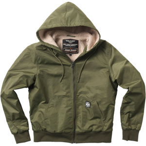 West Coast Choppers Blouson West Coast Choppers BFU Nylon Sherpa Vert -