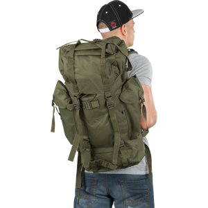 Brandit Sac à Dos Brandit Nylon Olive 65L -