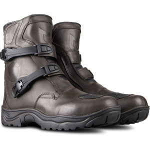 Course Bottes Moto Course Mid Snap Marron -