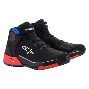 Alpinestars Bottes Moto Alpinestars CR-X Drystar Riding Noir-Rouge-Bleu -