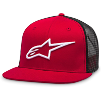 Casquette Alpinestars Corp Trucker Rouge-Noir –