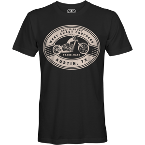 West Coast Choppers T-Shirt West Coast Choppers Death Glory Noir -