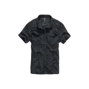 Brandit Chemise Brandit Roadstar Noir-Bleu -