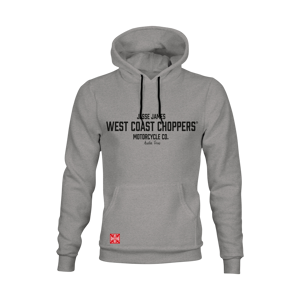 West Coast Choppers Sweat à Capuche West Coast Choppers Austin Gris -