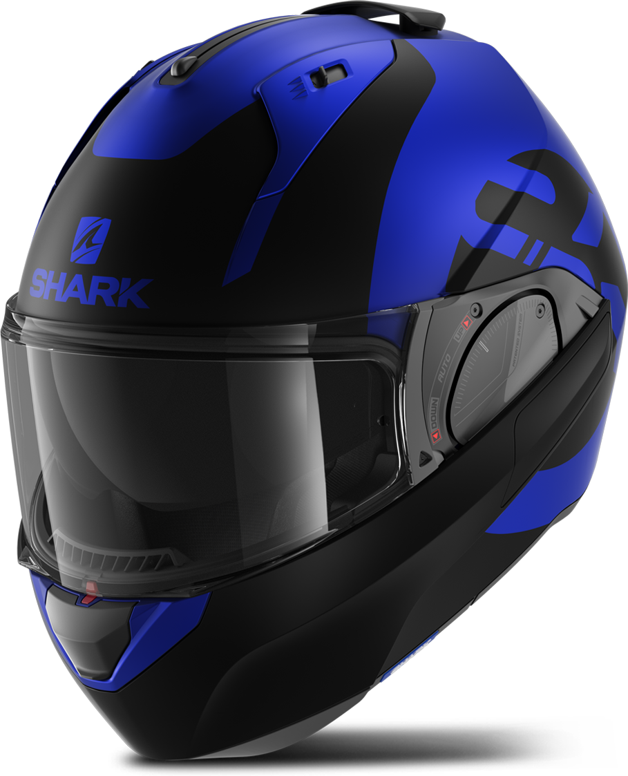 Shark Casque Modulable Shark Evo ES Kedje Bleu-Noir XL 61-62cm