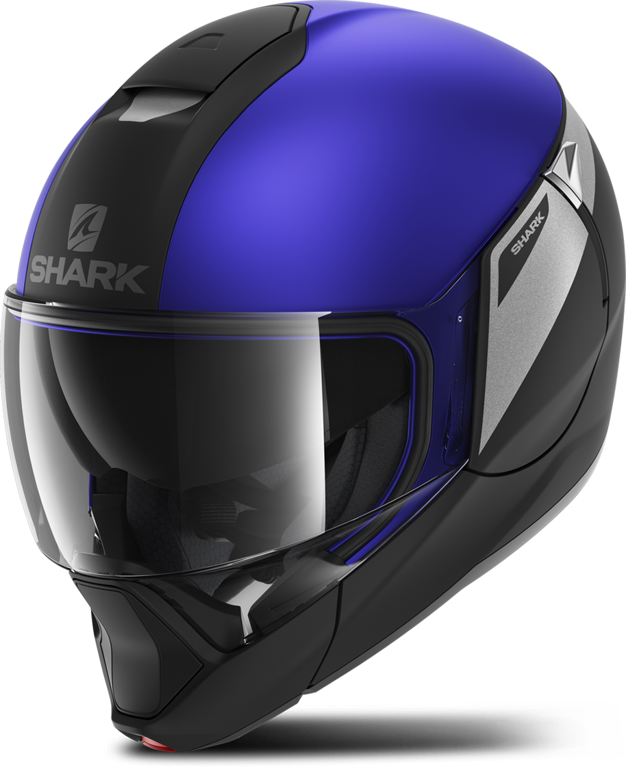 Shark Casque Modulable Shark Evojet Karonn Noir-Argent-Bleu L 59-60cm