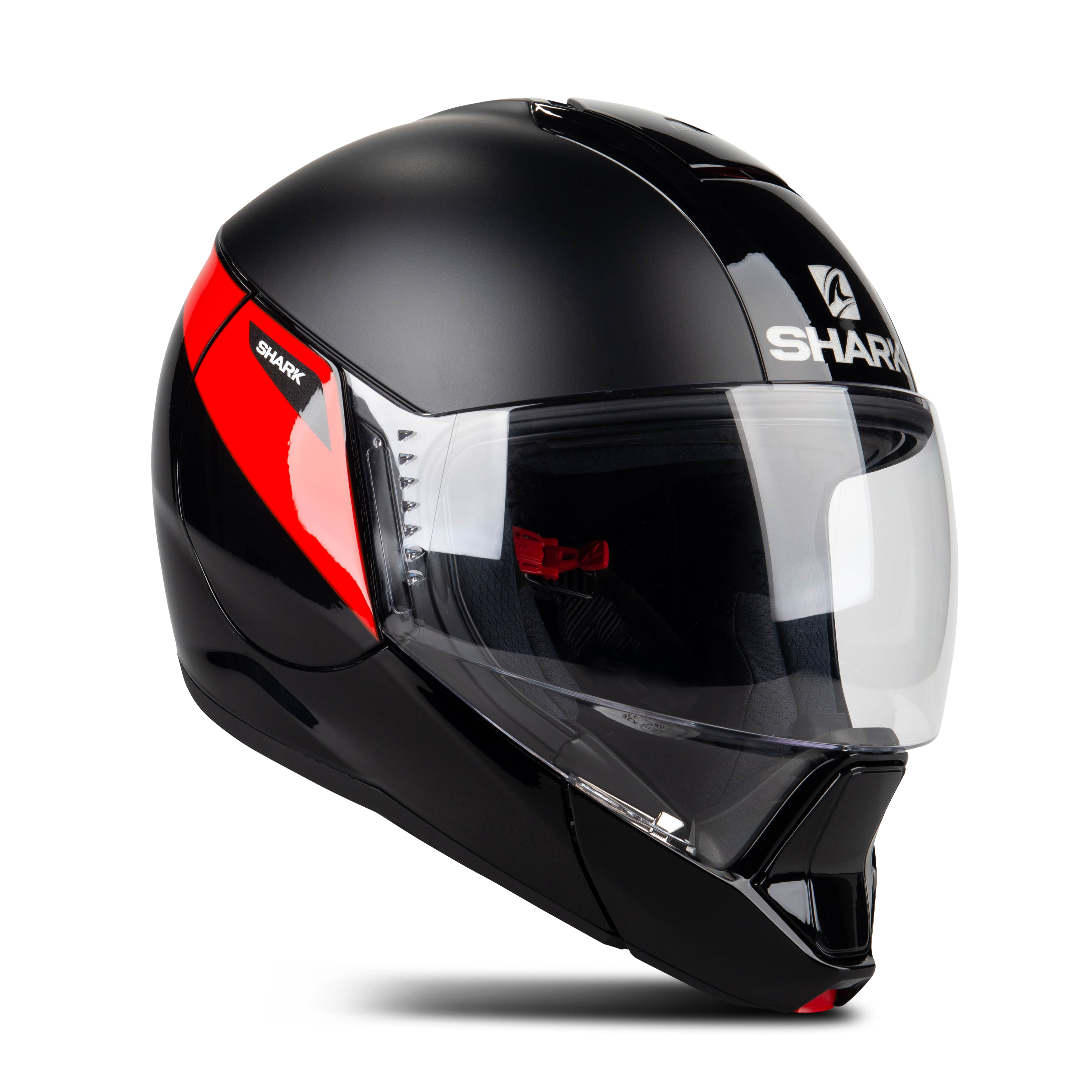 Shark Casque Modulable Shark Evojet Karonn Noir-Rouge-Noir M 57-58cm