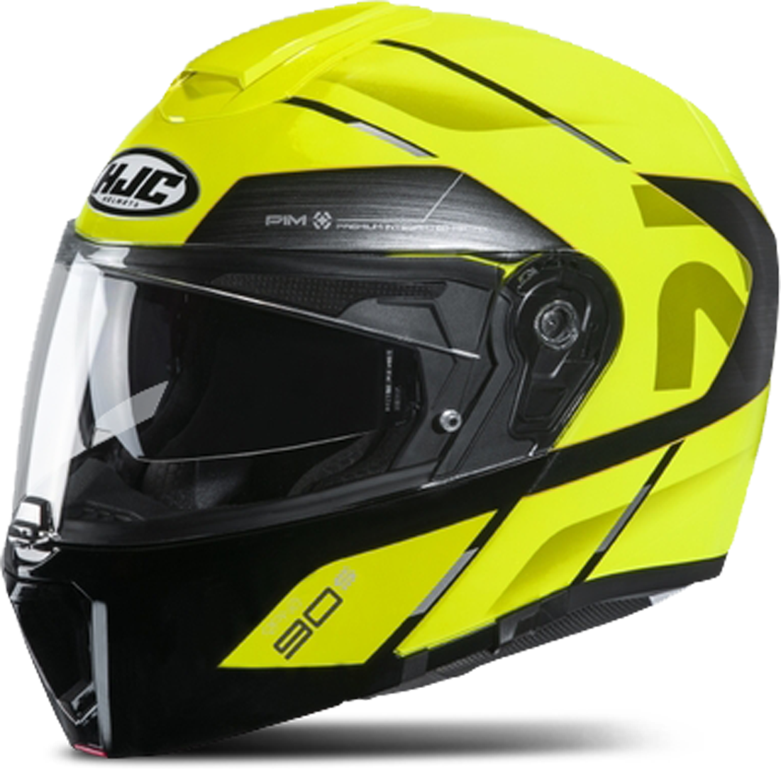 HJC Casque Modulable HJC RPHA 90 Bekavo MC3H Jaune XL 61-62cm