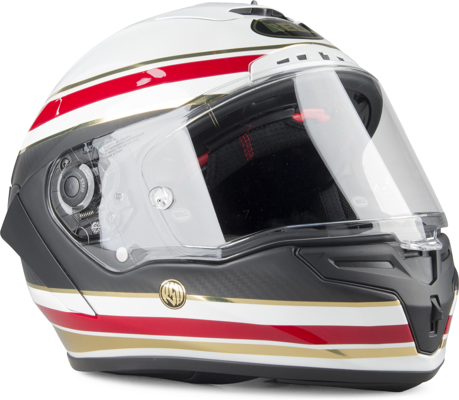 Bell Casque Bell Race Star Formula Blanc-Rouge XS 53-54cm