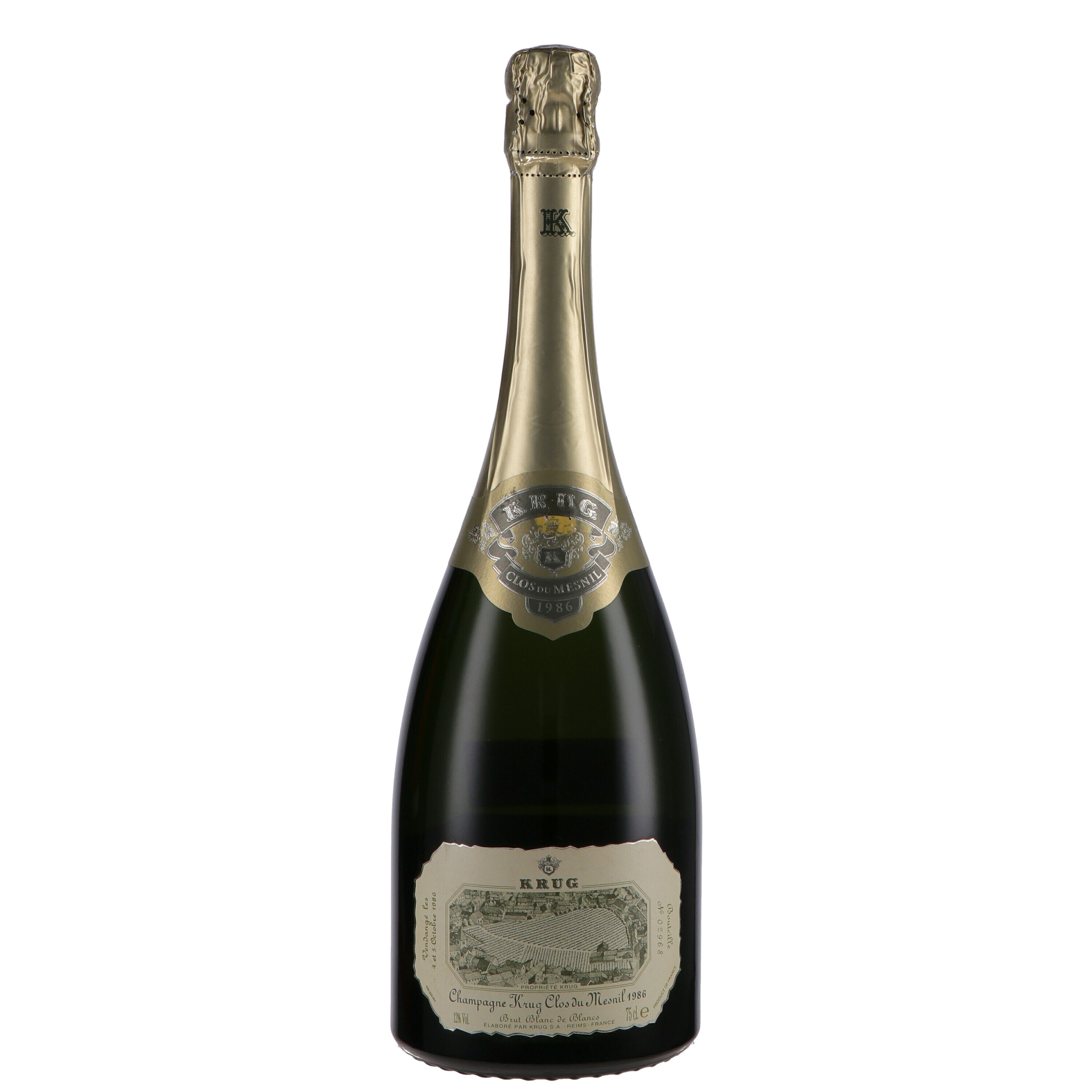 Krug Champagne Brut Blanc Des Blancs Clos Du Mesnil 1986