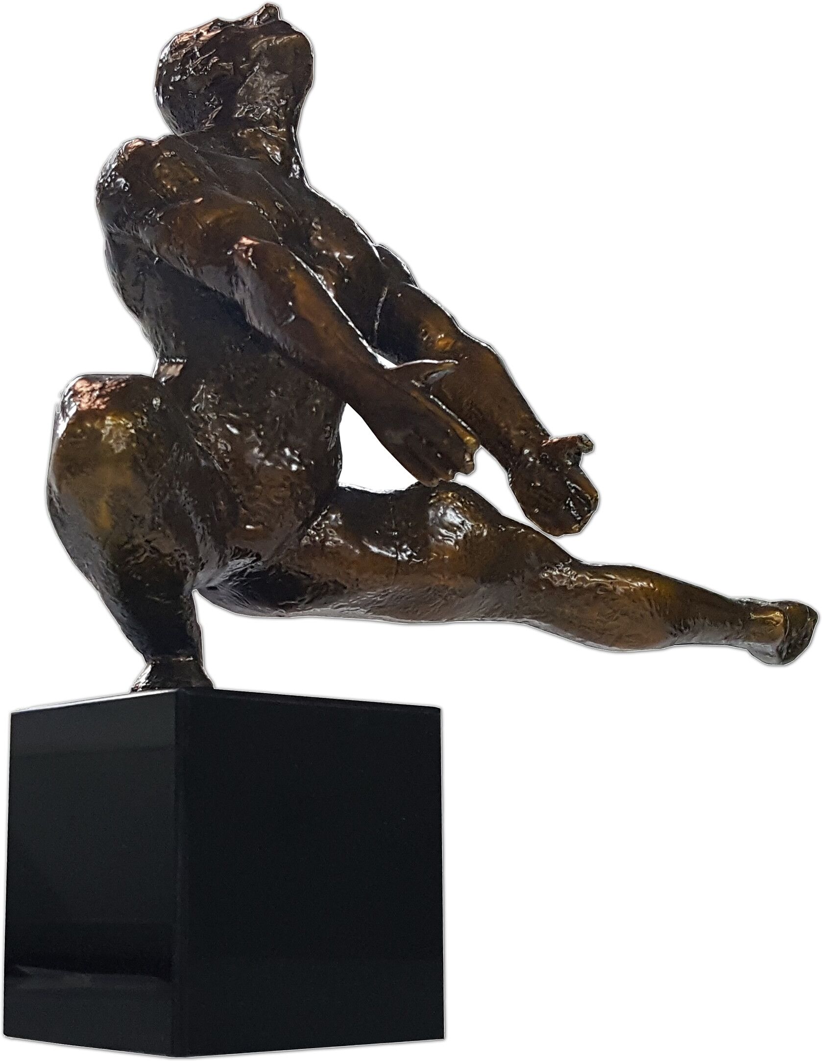 gdegdesign Statue design homme athlète couleur bronze - Daryl