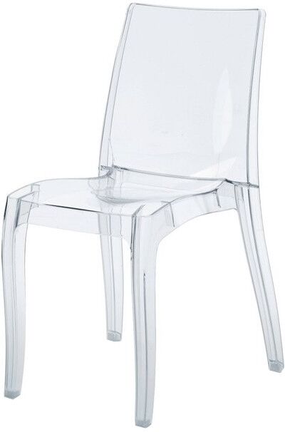 gdegdesign Chaise design transparente polycarbonate - Gloria