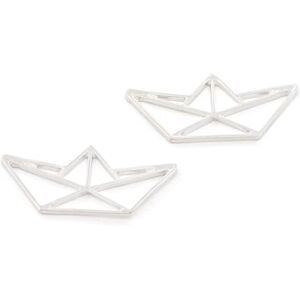 Vintageparts FACHHANDEL FÜR SCHMUCKZUBEHÖR Vintage Parts Pendentif comme style origami Bateau en argent 2 pièces DIY Bijoux - Publicité Vintageparts FACHHANDEL FÜR SCHMUCKZUBEHÖR Vintage Parts Pendentif comme style origami Bateau en argent 2 pièces DIY Bijoux - Publicité
