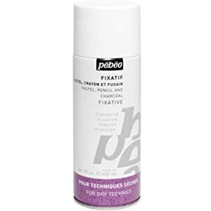 PEBEO Pébéo Fixatif Pastels, Crayons et Fusain Aérosol 400ml - Publicité PEBEO Pébéo Fixatif Pastels, Crayons et Fusain Aérosol 400ml - Publicité