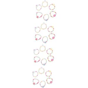 ibasenice 24 Pièces Bracelet De Dessin Animé Bracelet Enfant Elastique Bracelet Bracelets De Perles Élastiques Bracelet Élastique Bracelet Perlé Plastique Bijoux Petite Fille Sucette - Publicité