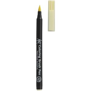 SAKURA Koi Stylo pinceau à colorier Jaune clair Pointe pinceau flexible pour croquis et illustrations Couleurs vives, encre à base d'eau - Publicité SAKURA Koi Stylo pinceau à colorier Jaune clair Pointe pinceau flexible pour croquis et illustrations Couleurs vives, encre à base d'eau - Publicité