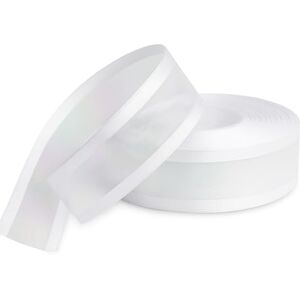 My Ribbon Laces Ruban blanc irisé à bords métalliques – Ruban décoratif transparent de 3,8 cm pour emballage cadeau, décoration de mariage, travaux manuels et nœuds – Disponible en longueurs de 2 m, 5 m et 10 m - Publicité My Ribbon Laces Ruban blanc irisé à bords métalliques – Ruban décoratif transparent de 3,8 cm pour emballage cadeau, décoration de mariage, travaux manuels et nœuds – Disponible en longueurs de 2 m, 5 m et 10 m - Publicité