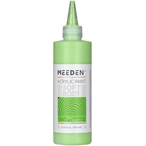MEEDEN Peinture Acrylique Jaune Vert: 250ml/8.45oz Peinture Acrylique Pouring en Vrac dans un Flacon Compressible Peintures Liquide pour Adultes Artistes Canvas Art Painting - Publicité MEEDEN Peinture Acrylique Jaune Vert: 250ml/8.45oz Peinture Acrylique Pouring en Vrac dans un Flacon Compressible Peintures Liquide pour Adultes Artistes Canvas Art Painting - Publicité