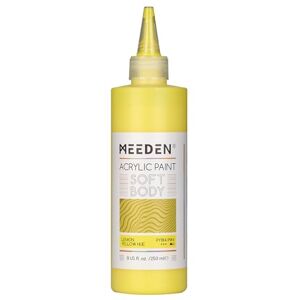 MEEDEN Peinture Acrylique Citron Jaune Hue: 250ml/8.45oz Peinture Acrylique Pouring en Vrac dans un Flacon Compressible Peintures Liquide pour Adultes Artistes Canvas Art Painting - Publicité MEEDEN Peinture Acrylique Citron Jaune Hue: 250ml/8.45oz Peinture Acrylique Pouring en Vrac dans un Flacon Compressible Peintures Liquide pour Adultes Artistes Canvas Art Painting - Publicité
