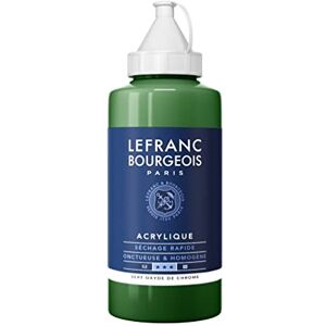 Lefranc Bourgeois Acrylique Fine Bouteille 750ml Vert Oxyde De Chrome - Publicité Lefranc Bourgeois Acrylique Fine Bouteille 750ml Vert Oxyde De Chrome - Publicité