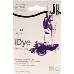 Jacquard iDye Teinture de tissu lilas pour textiles naturels, bricolage de vêtements de revival artisanat, simple vêtement personnalisé paquet pour coton, soie, lin et rayonne - Publicité Jacquard iDye Teinture de tissu lilas pour textiles naturels, bricolage de vêtements de revival artisanat, simple vêtement personnalisé paquet pour coton, soie, lin et rayonne - Publicité