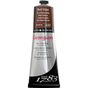 Daler Rowney Georgian Oil Colour Paint 225ml Burnt Umber - Publicité Daler Rowney Georgian Oil Colour Paint 225ml Burnt Umber - Publicité