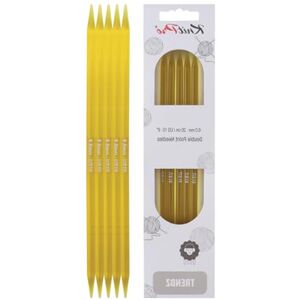 KnitPro US10 Aiguilles à Tricoter en Acrylique - 20cm, Jaune - Publicité KnitPro US10 Aiguilles à Tricoter en Acrylique - 20cm, Jaune - Publicité