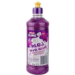 TUBAN Colle PVA pailletée pour Slime 500 ml Colle papier Amusement Papier et Carton Idéal pour la fabrication de Slime Découpage DIY Violet - Publicité TUBAN Colle PVA pailletée pour Slime 500 ml Colle papier Amusement Papier et Carton Idéal pour la fabrication de Slime Découpage DIY Violet - Publicité